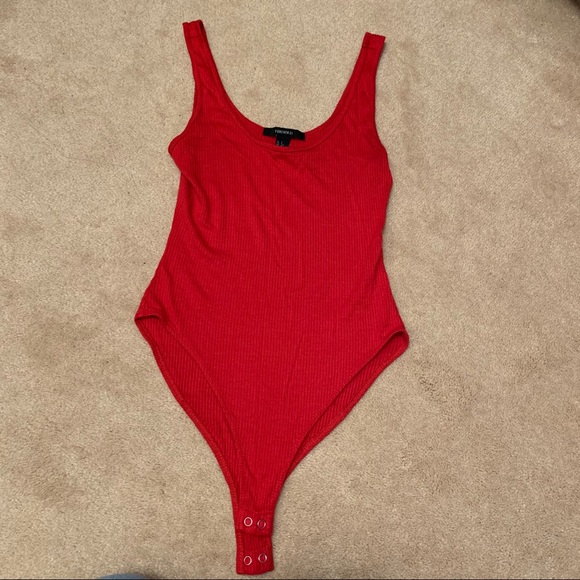 Forever21 Ribbed TANK TOP BODYSUIT - Picture 5 of 10